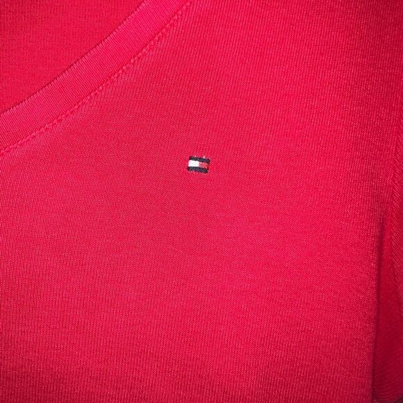 Tommy Hilfiger Women's Scarlet Short Sleeve Tee - Picture 2 of 3